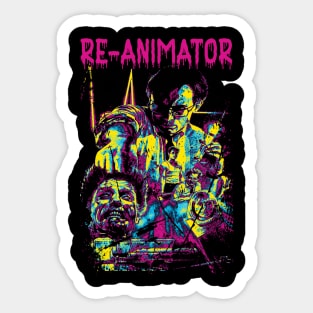 Vintage Re-Animator Funny Gifts Sticker